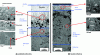 Figure 15 - Microstructure of andalusite and bauxite refractories corroded at 1,600 °C for 6 hours by an Al2O3-CaO slag