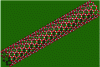 Figure 8 - Virtual representation of a carbon nanotube