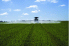 Figure 8 - Spraying plant protection products (Photo: © INRAE/MAITRE Christophe)