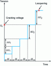 Figure 6 - Protocol for measuring the dielectric strength of solid insulators (NF EN 60243 standard)