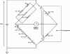 Figure 12 - 1:100 resistive divider based on the Hamon resistor principle in a trimming configuration: schematic diagram (Credit: Fluke)