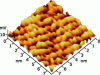 Figure 17 - AFM image of SDS film deposition on a silicon wafer