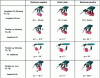 Figure 34 - Selected movements of the object for evaluating dexterous manipulation