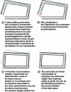 Figure 12 - Illustration of the particle filtering method on a loop closure case