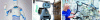 Figure 5 - The Romeo prototype (left), the Buddy robot (middle), a cobot in the Volkswagen factories (right)