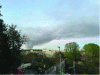 Figure 2 - Smoke spreading over Paris; fire at the SYCTOM waste sorting facility at Porte de Clichy, April 7, 2025