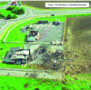 Figure 13 - Aerial view of the accident in Bordes on May 9, 2000