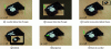 Figure 15 - Subjective view representations of augmented reality displays with different types of device