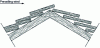 Figure 6 - Wood shingle roof. Simple ridge