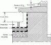 Figure 14 - Raised threshold with waterproofing
protection on a decoupling layer