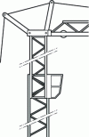 Figure 23 - GMA lattice mast with cabin on mast