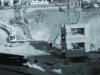 Figure 8 - GME supported on the ground by skids on reinforced concrete foundations