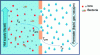 Figure 2 - DM process diagram (Ta: temperature in the feed channel, Tam: surface temperature of the membrane in the feed channel, Tpm: surface temperature of the membrane in the permeate, and Tμ: temperature of the water in the permeate).